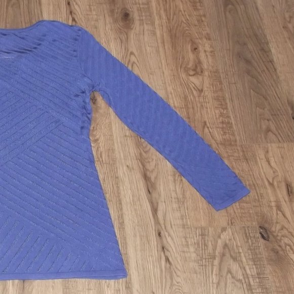 Dana Buchman- Soft Blue Sweater - S - Picture 2 of 9